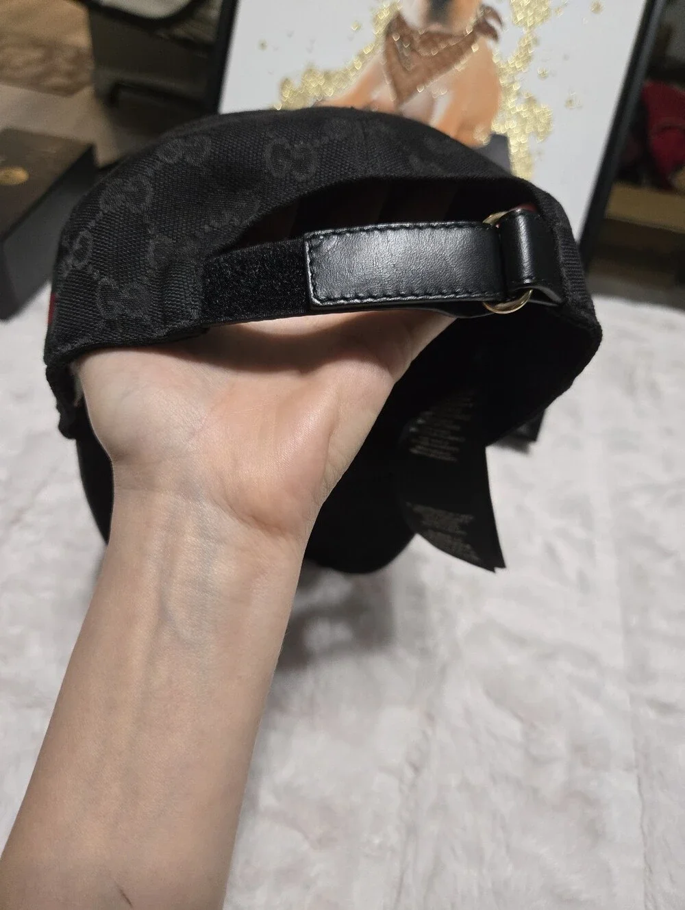 Gucci GG Baseball Hat Sherryline Large 59 EUC